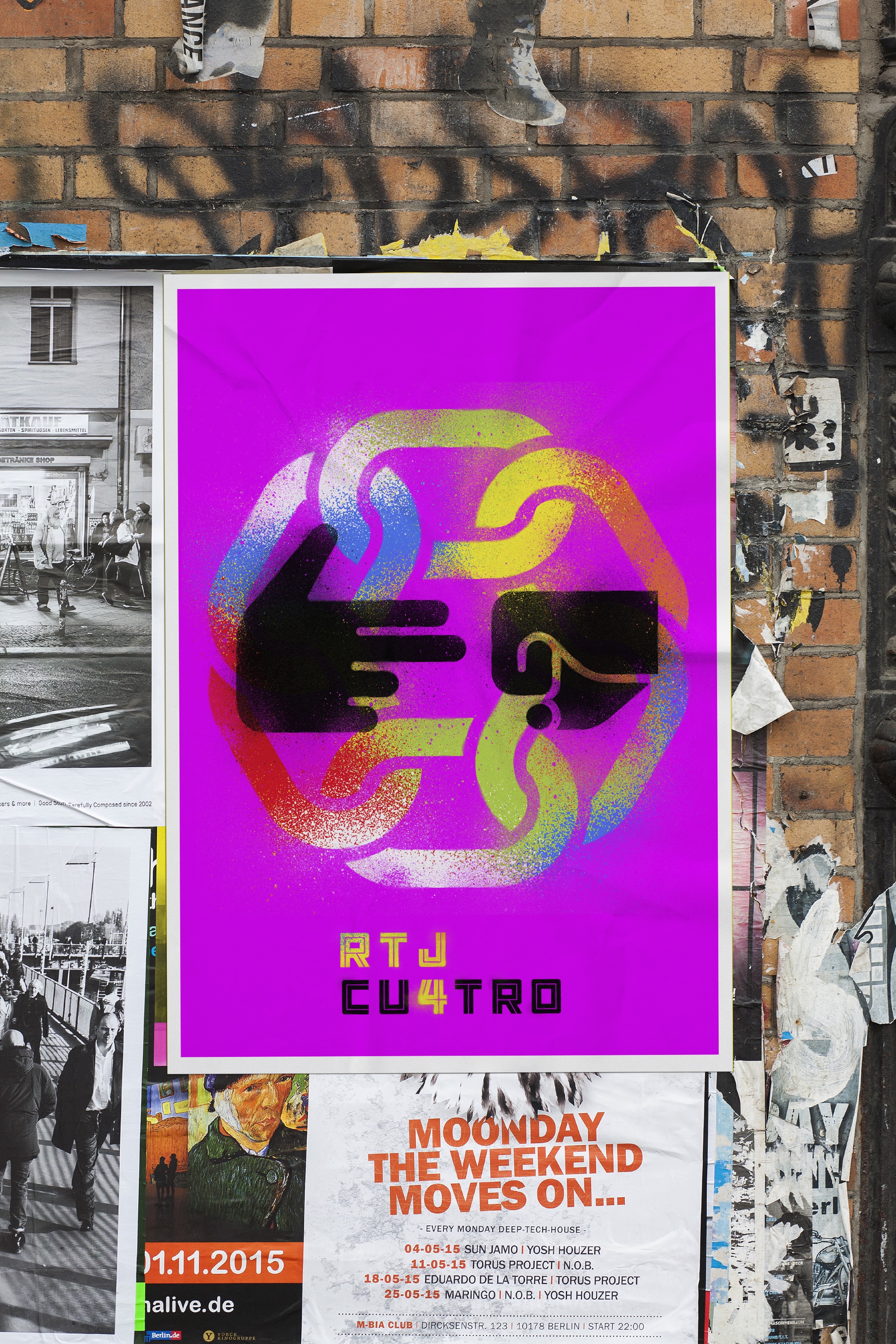 RTJ Cu4tro promotional street poster