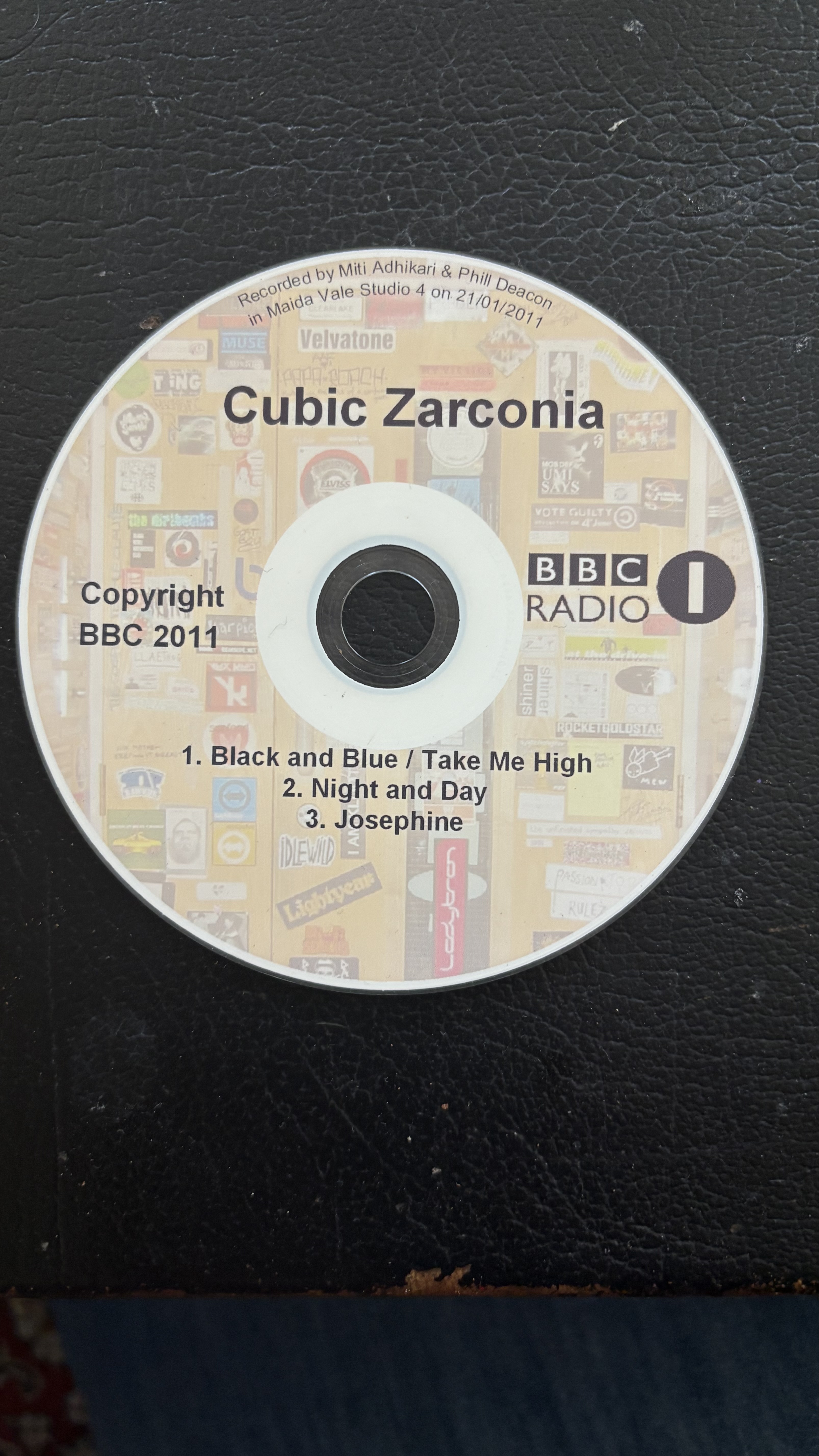 Cubic Zirconia — Live at Maida Vale CD cover